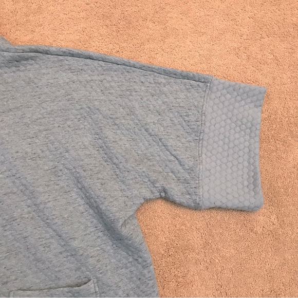 Marla Wynne Oversized Quilted Ottoman Jacket NEW Womens Large Sage Blue Green - Picture 11 of 11